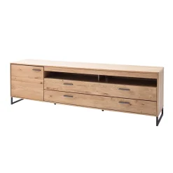 Wohnen Tv & Hifi-Möbel<224x67x50 Fernsehboard aus Eiche Massivholz - Assela