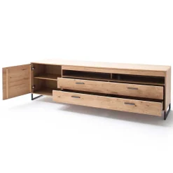 Wohnen Tv & Hifi-Möbel<224x67x50 Fernsehboard aus Eiche Massivholz - Assela