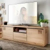 Wohnen Tv & Hifi-Möbel|Lowboards<170x56x40 Fernsehboard aus Wildeiche Massivholz - Embleys