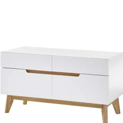 Wohnen Tv & Hifi-Möbel|Lowboards<97x53x40 Flur Lowboard mit vier Schubladen - Perdon