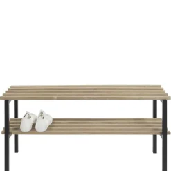 Wohnen Regale<100x45x34 Flurbank mit Schuhablage - Fuladoma
