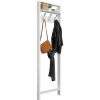 Wohnen Garderoben<60x192x12 Garderobe aus Massivholz in Weiß - Oranias