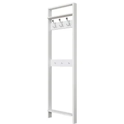 Wohnen Garderoben<60x192x12 Garderobe aus Massivholz in Weiß - Oranias