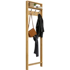 Wohnen Garderoben<60x192x12 Garderobe für die Wandmontage aus Kiefer - Etvina