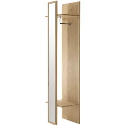 Wohnen Garderoben<50x198x38 Garderobe mit Spiegel - Vardriva