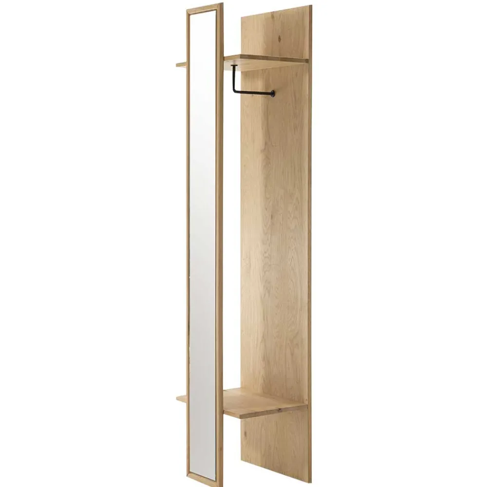 Wohnen Garderoben<50x198x38 Garderobe mit Spiegel - Vardriva