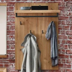Wohnen Garderoben<70x108x31 Garderobenpaneel mit durchgehender Rückwand - Elprisca