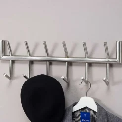 Wohnen Garderoben<60x19x10 Hakenleiste mit zwölf Haken - Almond