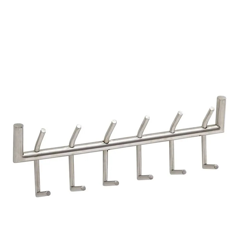 Wohnen Garderoben<60x19x10 Hakenleiste mit zwölf Haken - Almond