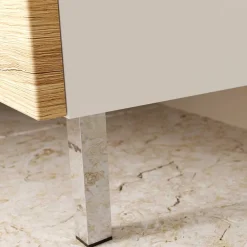 Wohnen Highboards<60x97x34 Highboard fürs Bad zweifarbig - Aspariavo
