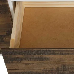 Wohnen Highboards<100x120x35 Highboard in Weiß & Kiefer dunkel - Chihu
