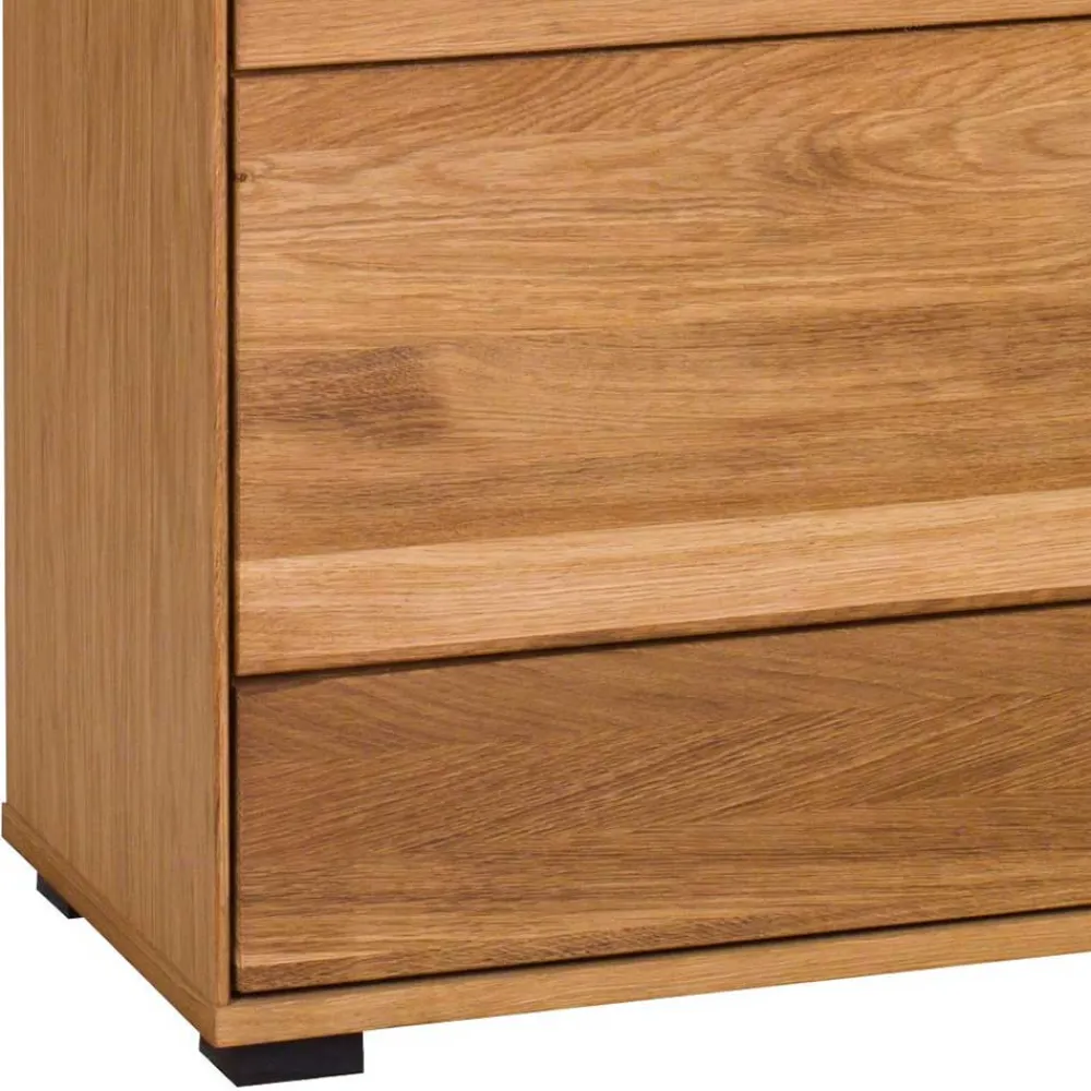 Wohnen Highboards<102x148x42 Highboard mit Glas Einsatz - 4-türig - Sennya
