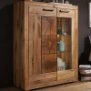 Wohnen Highboards<103x135x40 Highboard Vitrine mit Hirnholz Dekor - Troncon