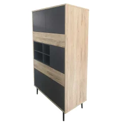 Wohnen Highboards<78x130x39 Highboard zweifarbig - Marica