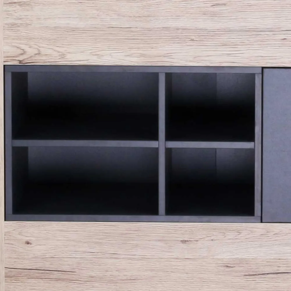 Wohnen Highboards<78x130x39 Highboard zweifarbig - Marica