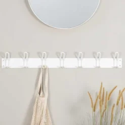 Wohnen Garderoben<100x14x7 Hängende Garderobe mit 7 doppelten Haken - Thilado