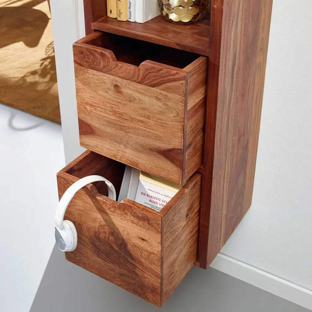 Wohnen Regale<35x150x30 Hängeregal mit drei Fächern - Elmin