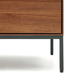 Wohnen Kommoden<60x114x40 Hochkommode in Nussbaumfarben - Milena