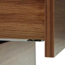 Wohnen Kommoden<60x114x40 Hochkommode in Nussbaumfarben - Milena