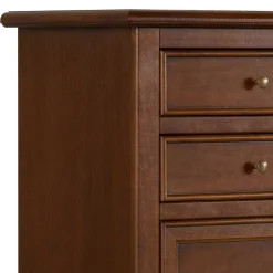 Wohnen Kommoden<60x119x38 Hochkommode in Walnuss Braun - Istefanio