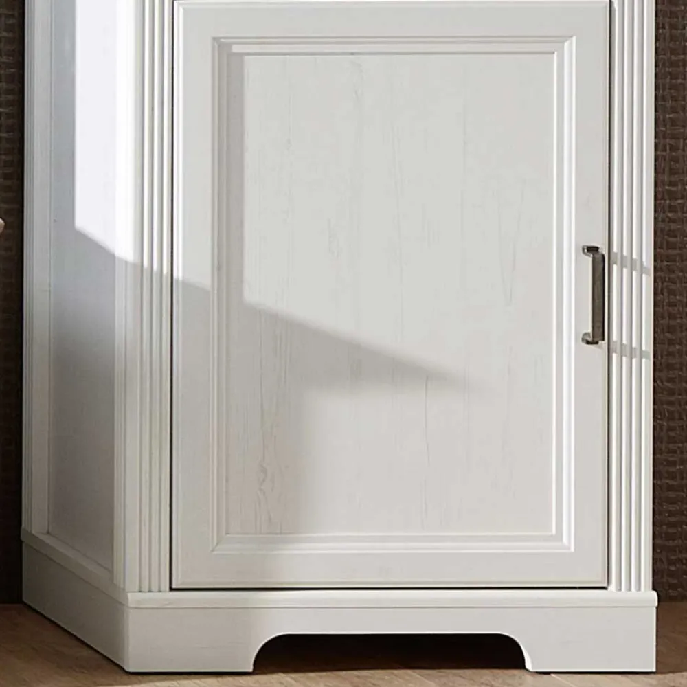Wohnen Vitrinen<66x136x42 Hochkommode mit Flaschenfächern - Sinolita