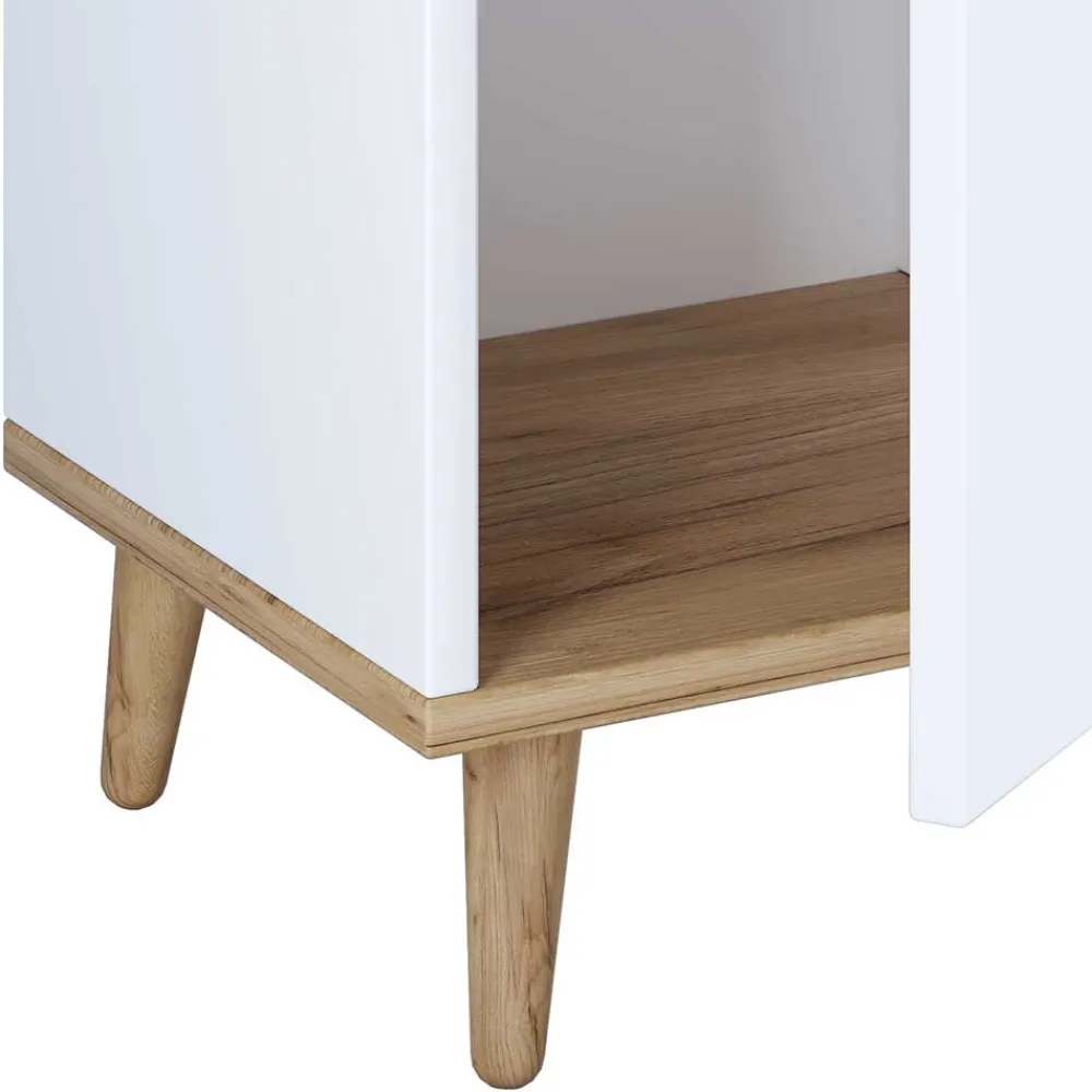 Wohnen Kommoden<32x97x28 Hochkommode mit Tür & 2 Schubladen - Luzern