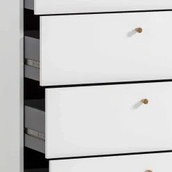 Wohnen Kommoden<80x117x40 Hochkommode mit vier Schubladen - Ambreros
