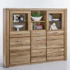Wohnen Highboards|Kommoden<158x140x40 Holz Highboard aus Wildeiche - Maila