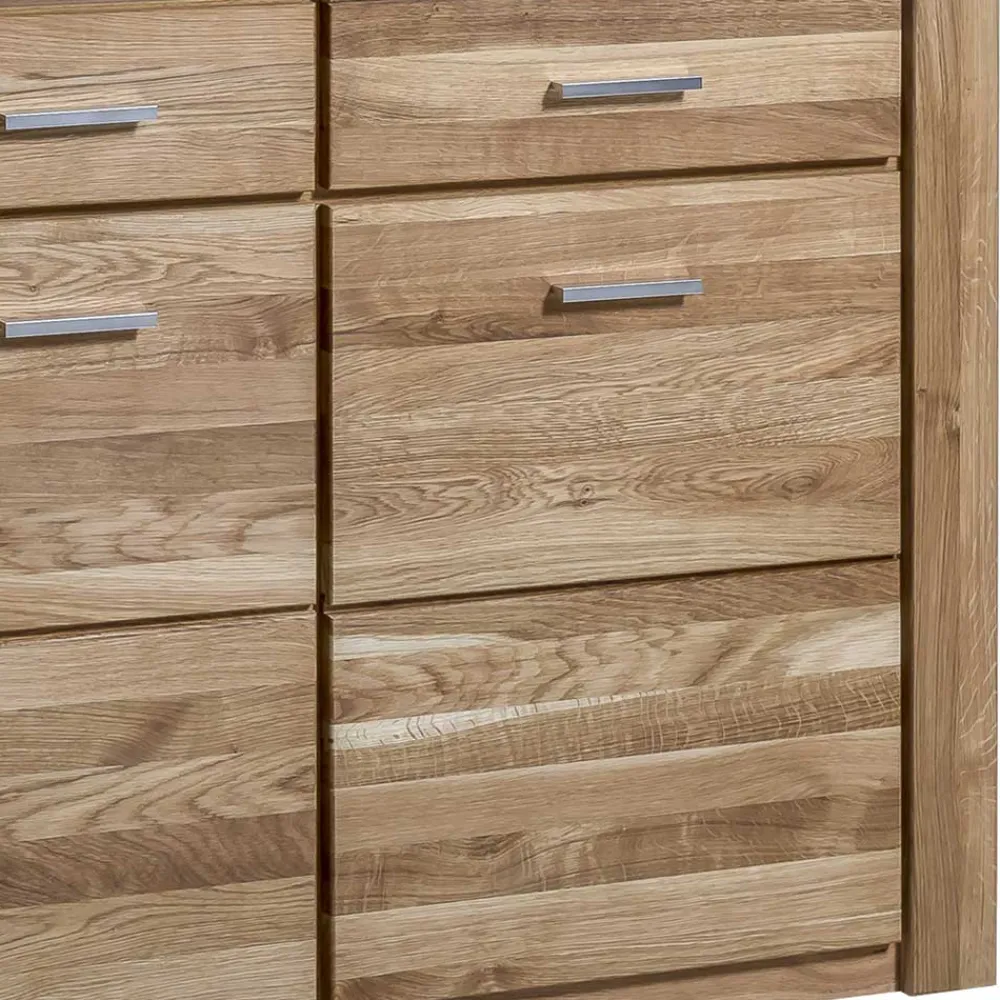 Wohnen Highboards|Kommoden<158x140x40 Holz Highboard aus Wildeiche - Maila