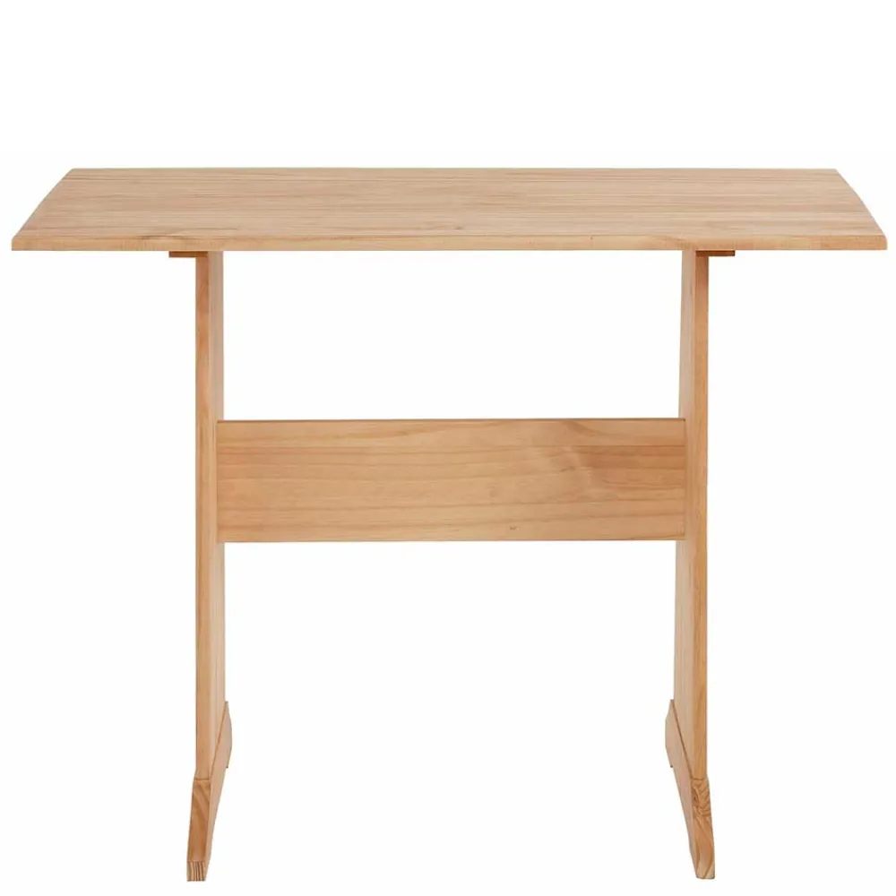 Wohnen Sitzgruppe<168x87x127 Holz-Eckbank & Esstisch - Ynvinata (zweiteilig)