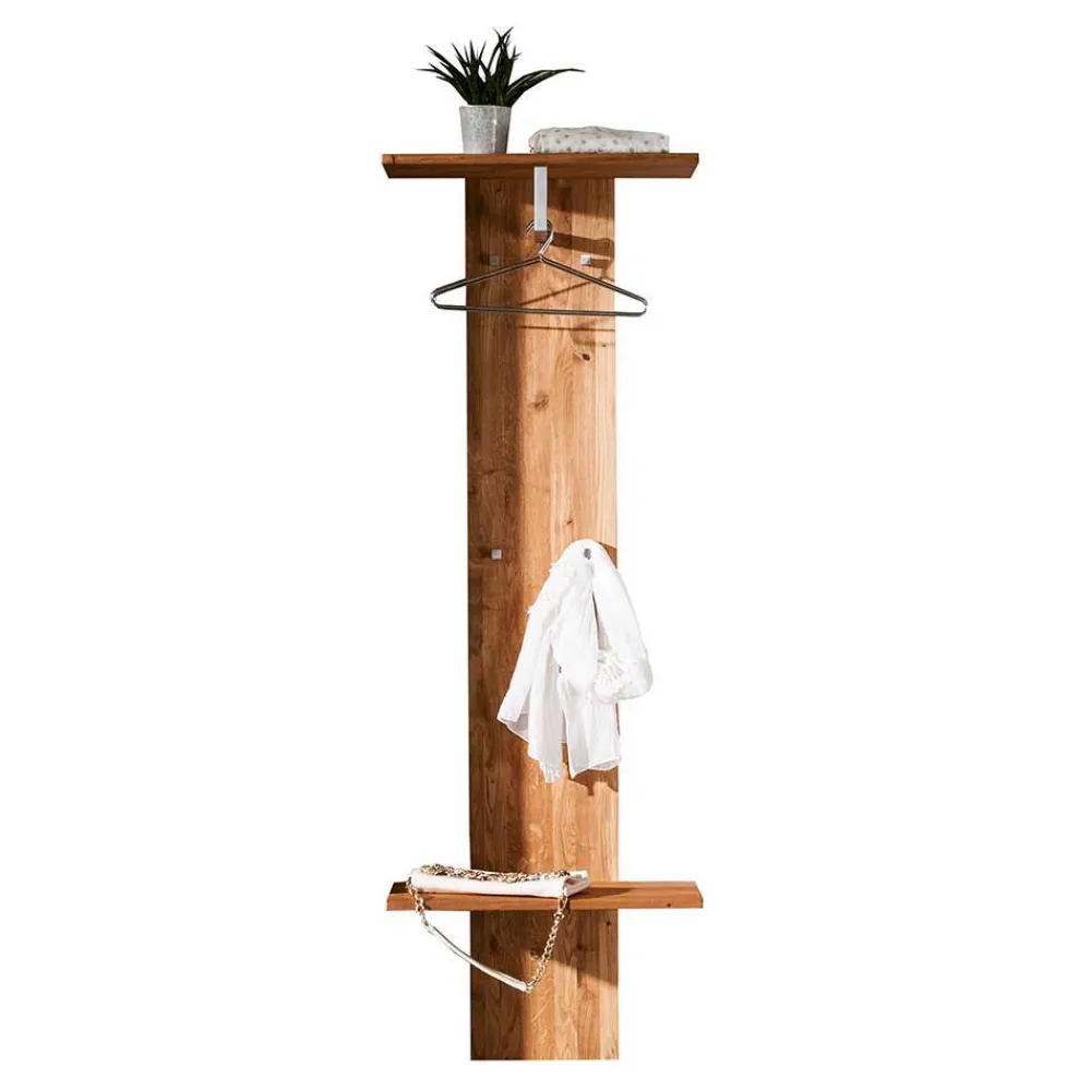 Wohnen Garderoben<60x192x28 Holzgarderobe aus Wildeiche - Mandrey