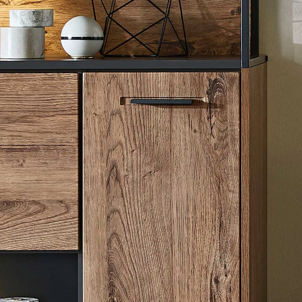 Wohnen Highboards<99x151x38 Industrial Highboard fürs Wohnzimmer - Xindus