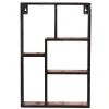 Wohnen Regale<40x60x13 Industrial Wandregal mit 5 Fächern - Mendoza