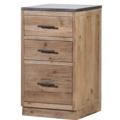 Wohnen Kommoden<50x90x59 Küche Unterschrank mit drei Schubladen - Macsena