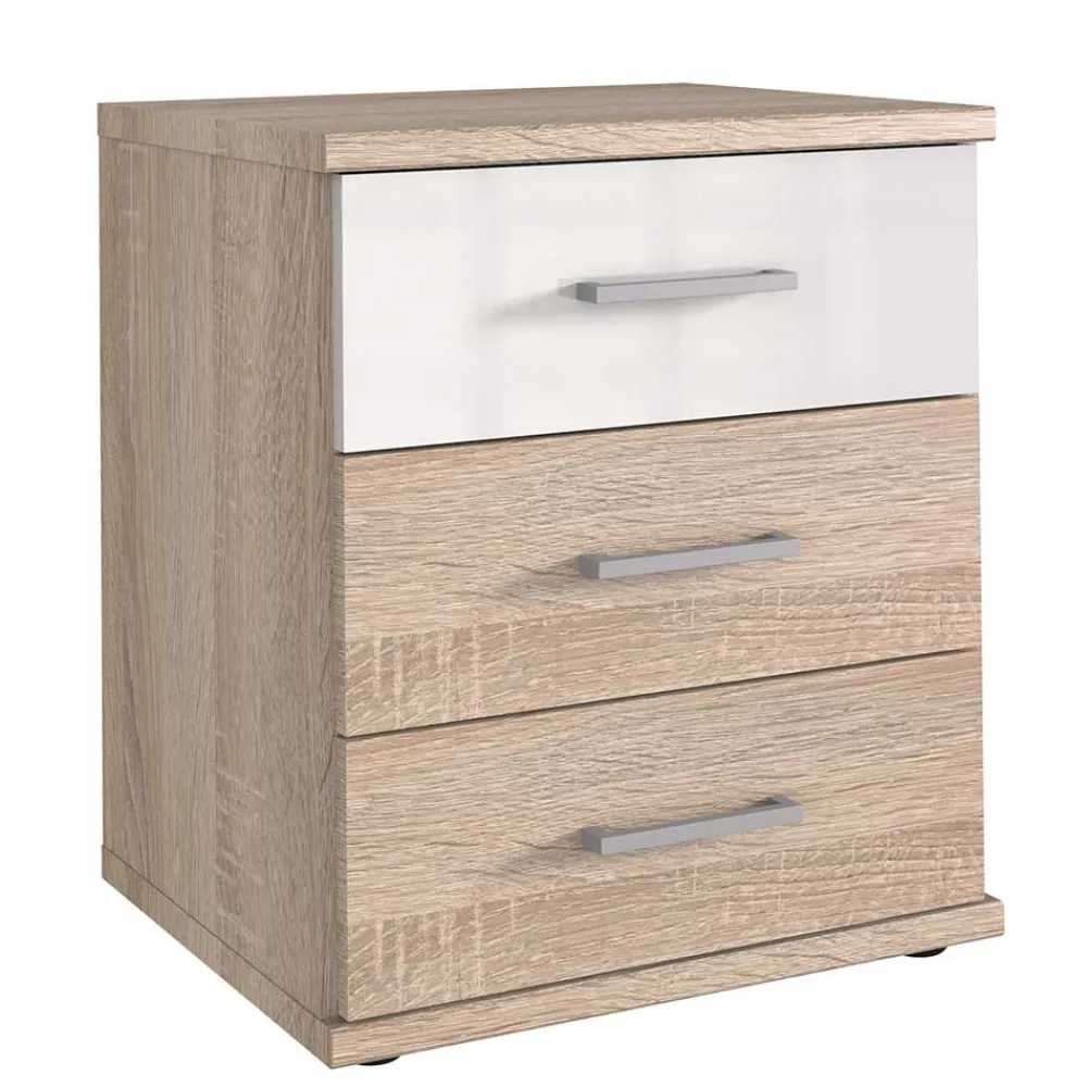 Wohnen Kommoden<46x58x40 Kleine Kommode mit drei Schubladen - Fabricus
