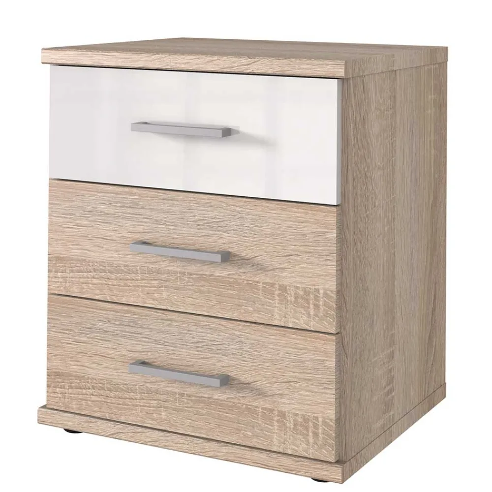 Wohnen Kommoden<46x58x40 Kleine Kommode mit drei Schubladen - Fabricus