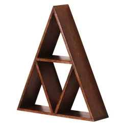 Wohnen Regale<40x45x10 Kleines Wandregal im Dreieck Design - Haveling