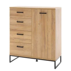 Wohnen Highboards<101x116x44 Kombi Kommode mit Bügelgestell - Truvisas