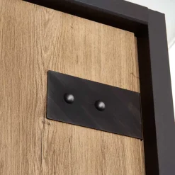 Wohnen Kleiderschränke|Schränke<200x216x58 Kombi-Kleiderschrank mit Spiegeln - Bram