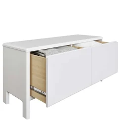Wohnen Tv & Hifi-Möbel|Lowboards<98x48x34 Kommode in Weiß aus Kiefer - Oranias