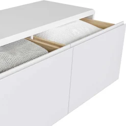 Wohnen Tv & Hifi-Möbel|Lowboards<98x48x34 Kommode in Weiß aus Kiefer - Oranias