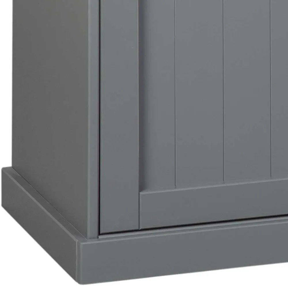 Wohnen Sideboards<131x86x45 Landhaus Anrichte in Grau & Braun - Nepplan