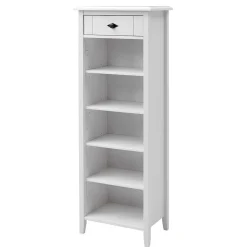 Wohnen Regale<55x149x35 Landhaus Badregal in Weiß - Satumare