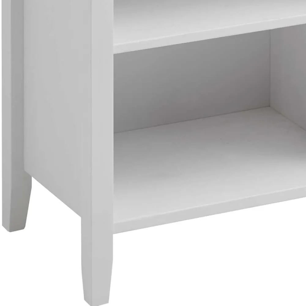 Wohnen Regale<55x149x35 Landhaus Badregal in Weiß - Satumare