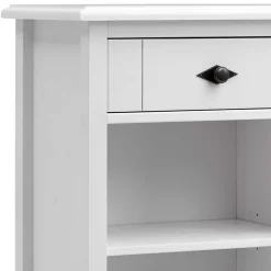 Wohnen Regale<55x149x35 Landhaus Badregal in Weiß - Satumare