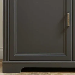 Wohnen Highboards<143x150x42 Landhaus Highboard mit Flaschen Regal - Thumbs