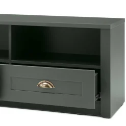 Wohnen Tv & Hifi-Möbel|Lowboards<158x47x43 Landhaus TV Board in Dunkelgrün - Niestov