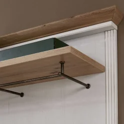 Wohnen Garderoben<93x107x30 Landhaus-Garderobe mit 5 Halen - Nurelcas