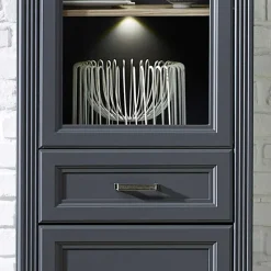 Wohnen Vitrinen<66x204x42 Landhausvitrine beleuchtet LED - Thumbs