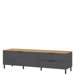 Wohnen Lowboards<16x47x47 Lowboard mit zwei Schubladen & Klappe - Lurys I